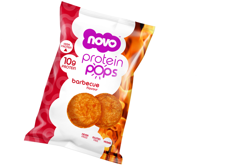 Novo 45g Protein Pops Barbecue 6/pack