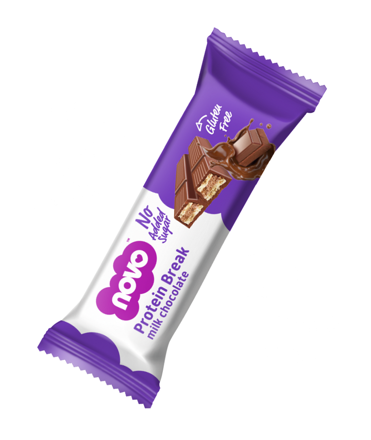 Novo Protein Break Bar Chocolate 16/Pack