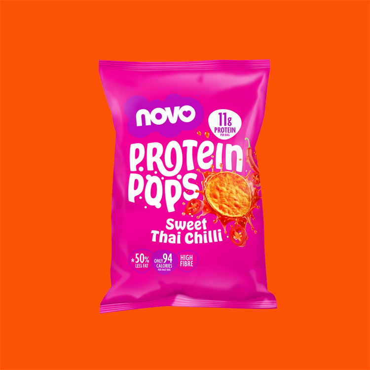 Novo 45g Protein Pops Sweet Thai Chilli 6/pack