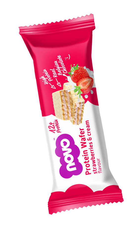 Strawberries and Cream Protein Wafer
