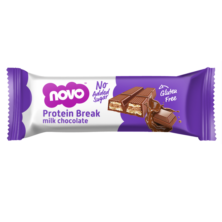 Novo Protein Break Bar Chocolate 16/Pack