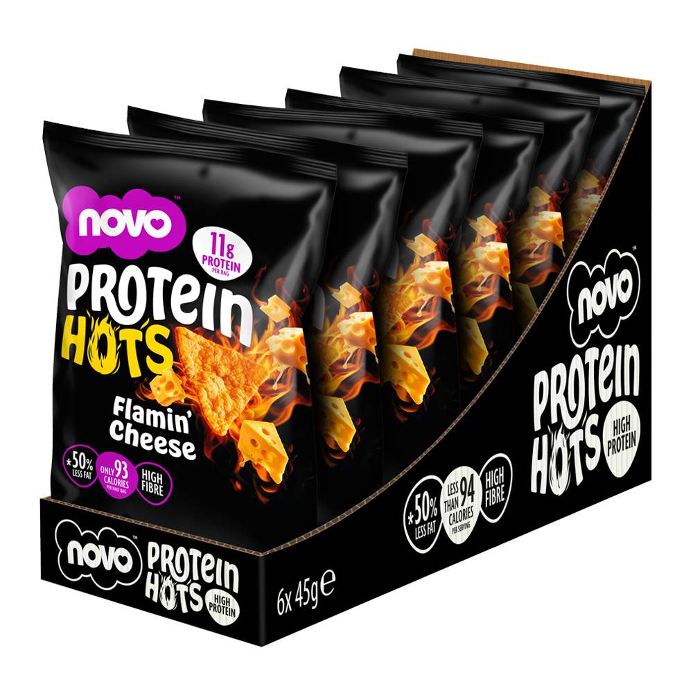 Novo Protein Hots Flamin' Cheese 45g