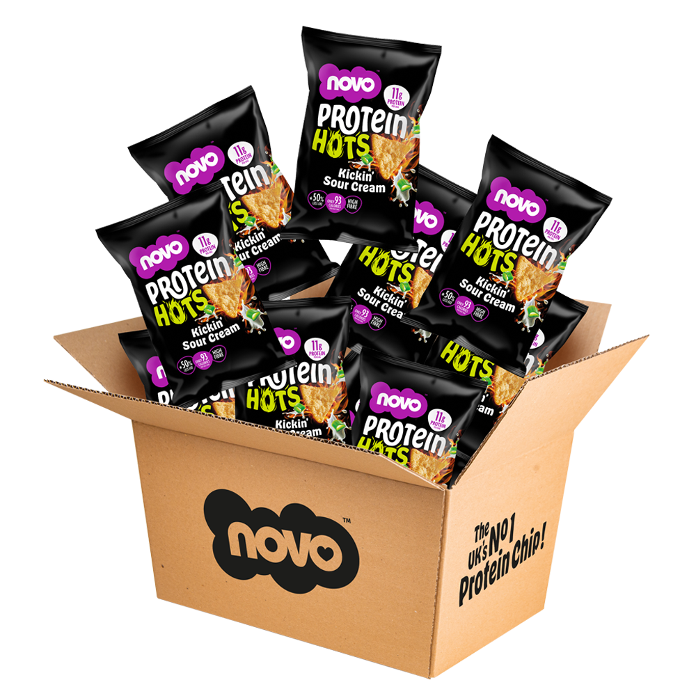 Novo Protein Hots Kickin' Sour Cream 45g 18pcs/Box