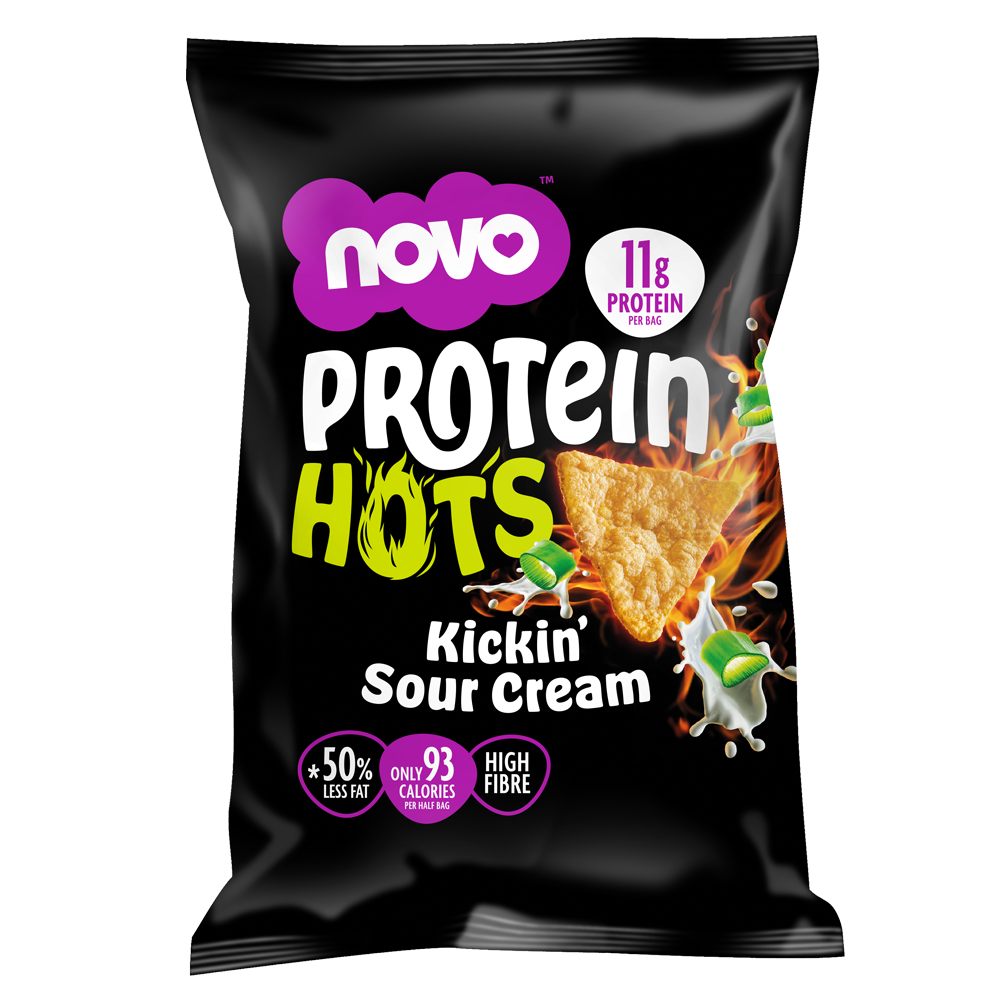 Novo Protein Hots Kickin' Sour Cream 45g 18pcs/Box