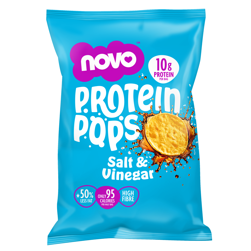 Novo 45g Protein Pops Salt and Vinegar 6pcs/pack