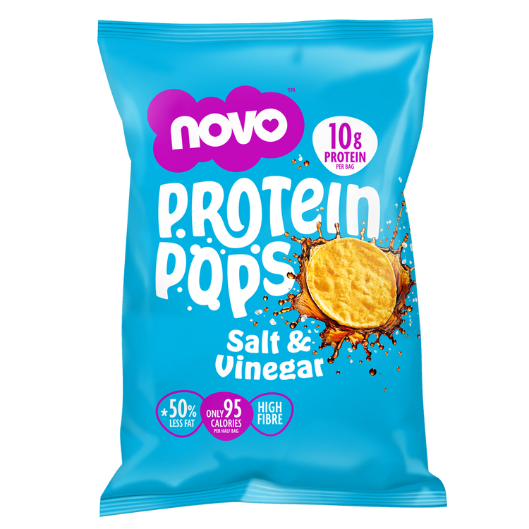 Novo 45g Protein Pops Salt and Vinegar 6/pack