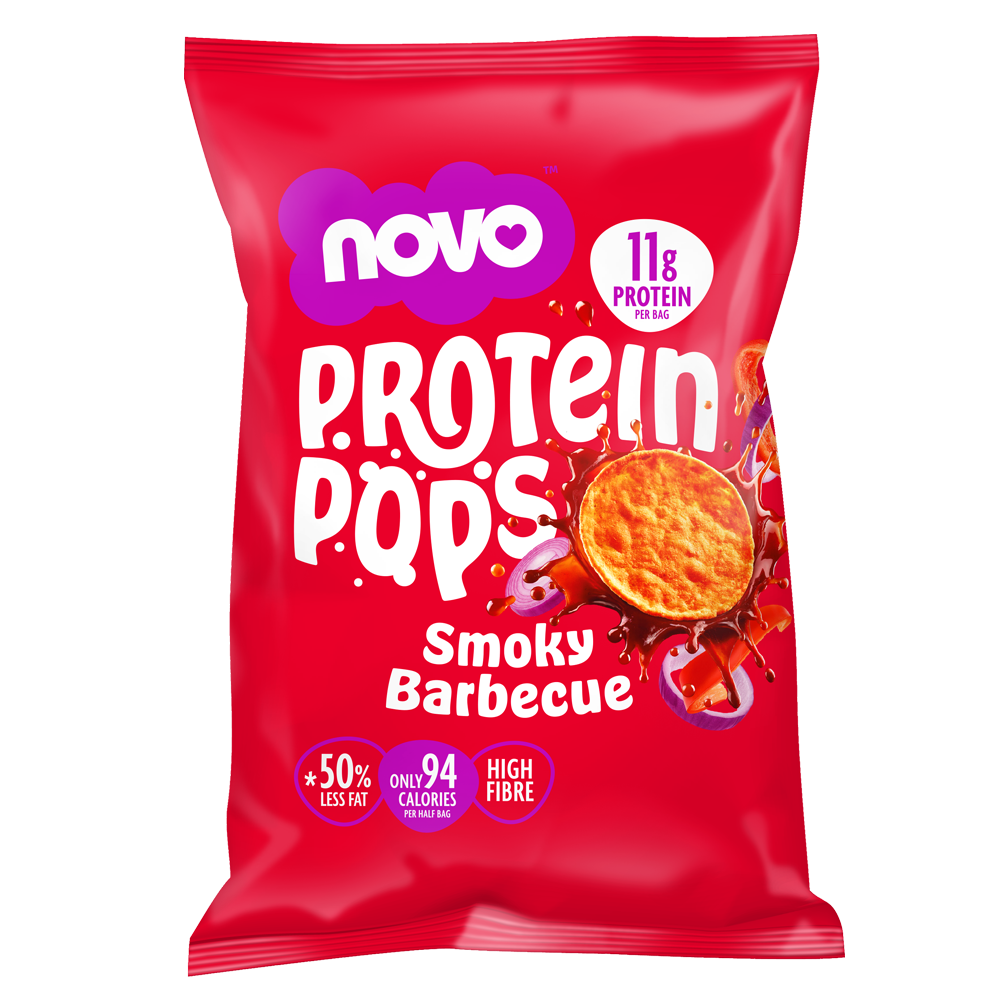 Novo 45g Protein Pops Smoky Barbecue 6pcs/Pack
