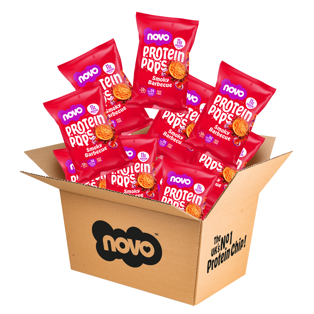 Novo 45g Protein Pops Smoky Barbecue 18pcs/Box