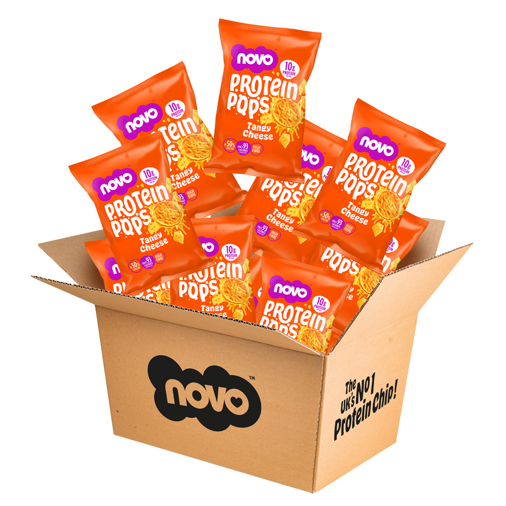 Novo 45g Protein Pops Tangy Cheese 18pcs/Box