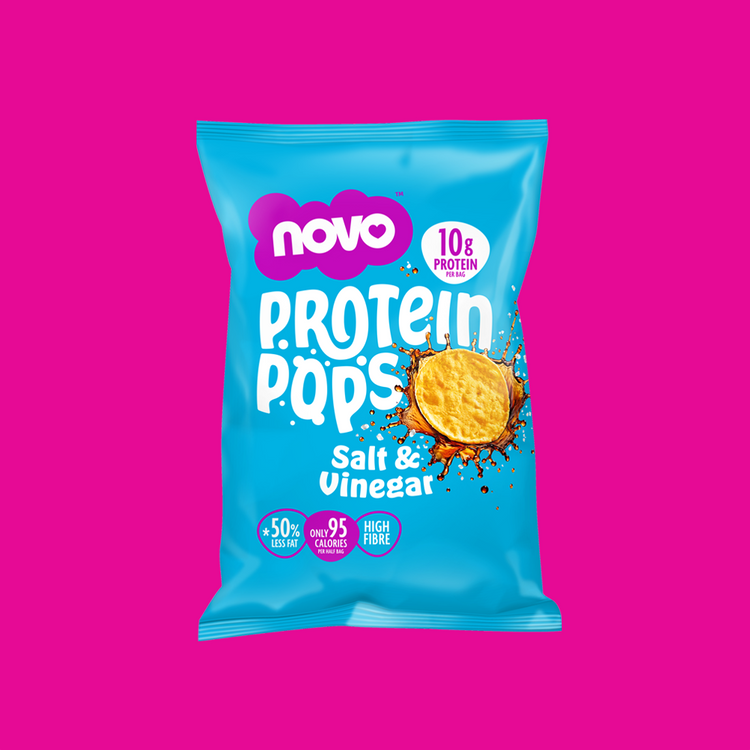 Novo 45g Protein Pops Salt and Vinegar 6/pack