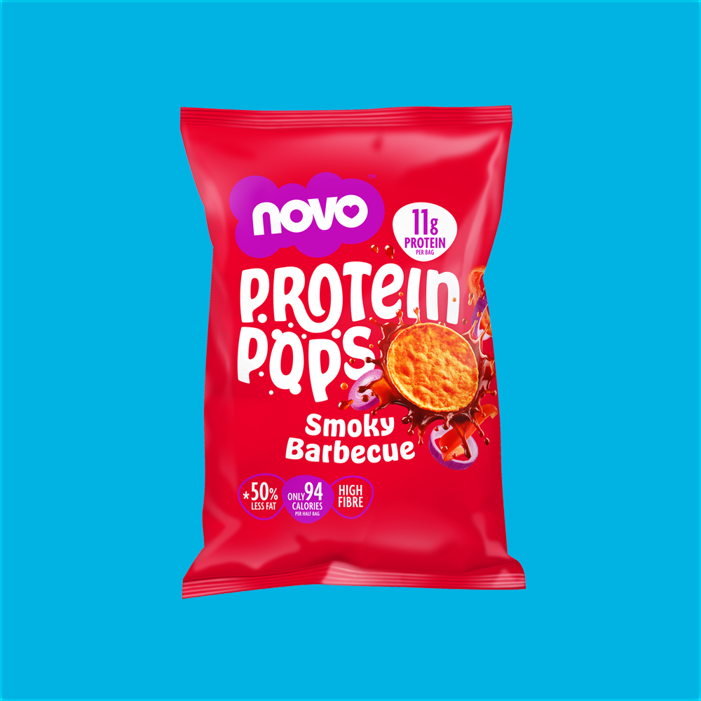 Novo 45g Protein Pops Smoky Barbecue 6pcs/Pack