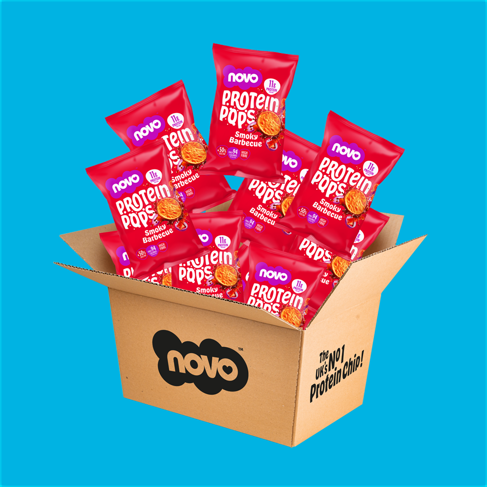 Novo 45g Protein Pops Smoky Barbecue 18pcs/Box